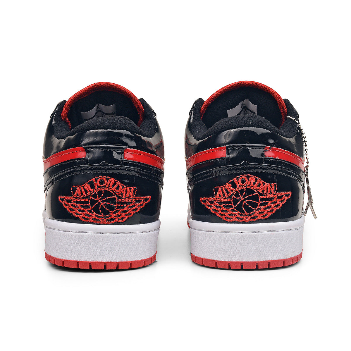 Tênis Nike Air Jordan Low Premium (Preto/Vermelho/Verniz)