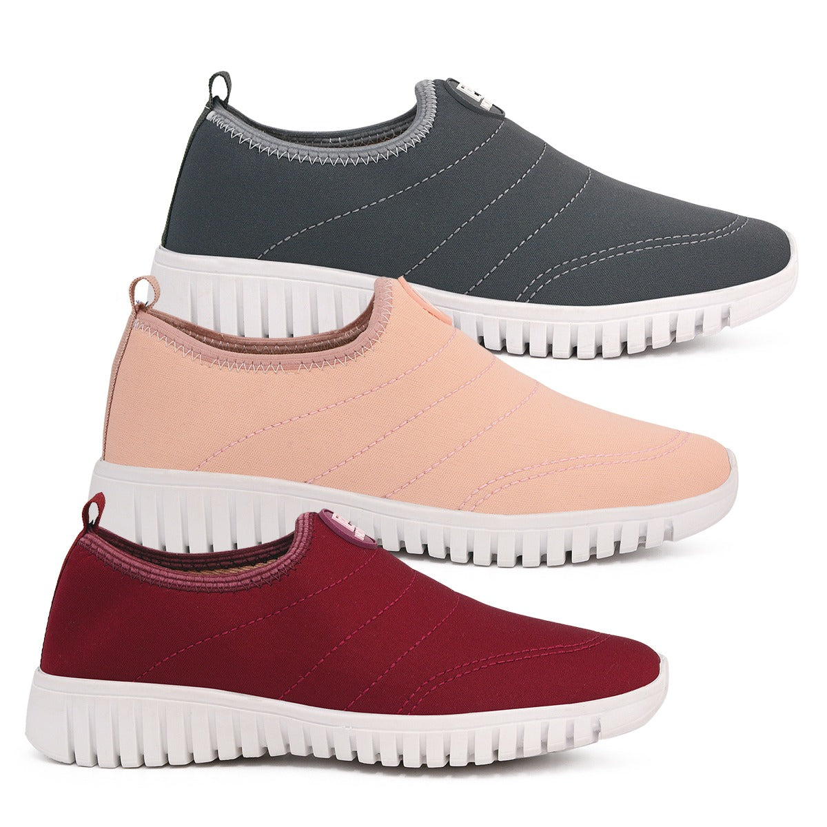 Kit 3 pares Tênis Meia no Pé