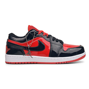 Tênis Nike Air Jordan Low Premium (Preto/Vermelho/Verniz)